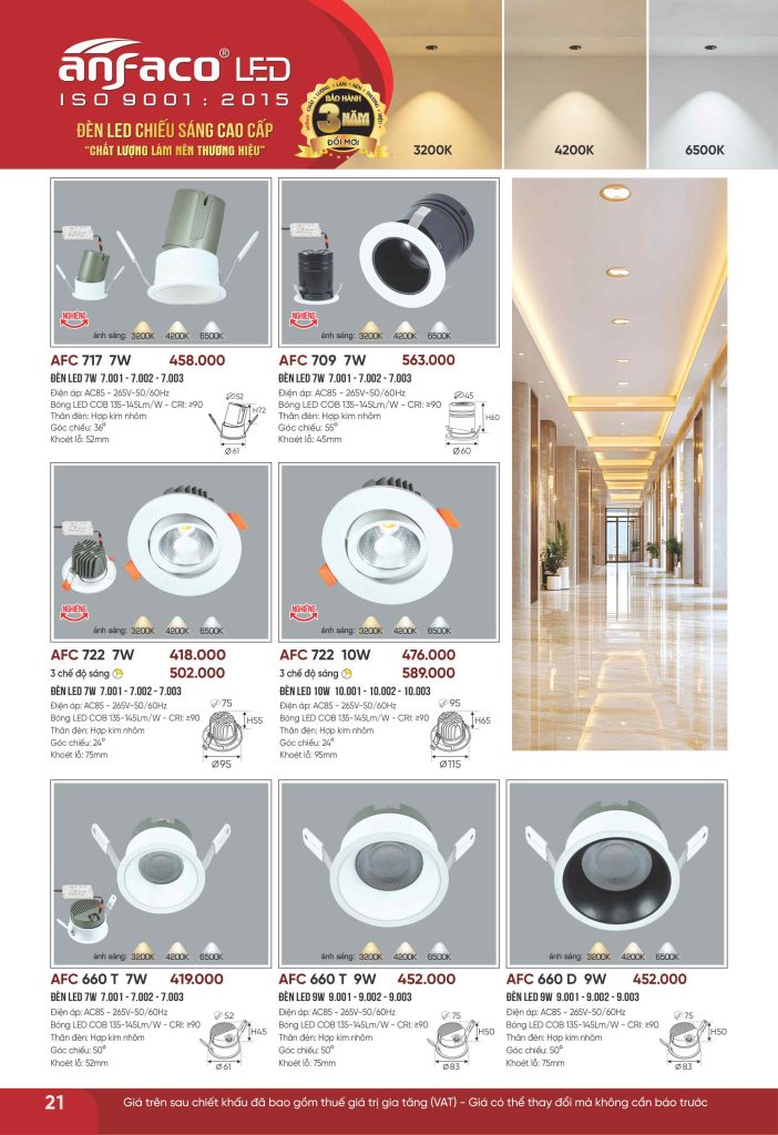 AFC 709 7W 4 Catalogue Anfaco 2026, trang 021