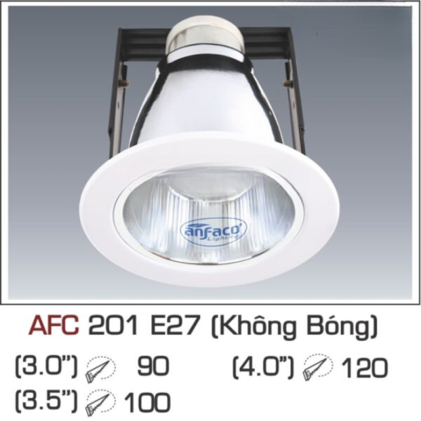 Đèn lon AFC 201 E27 (Không Bóng) Anfaco 2