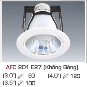 Đèn lon AFC 201 E27 (Không Bóng) Anfaco 21