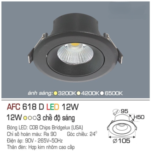 AFC 618 D LED 3W 13