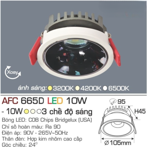AFC 665 D LED 10W 4