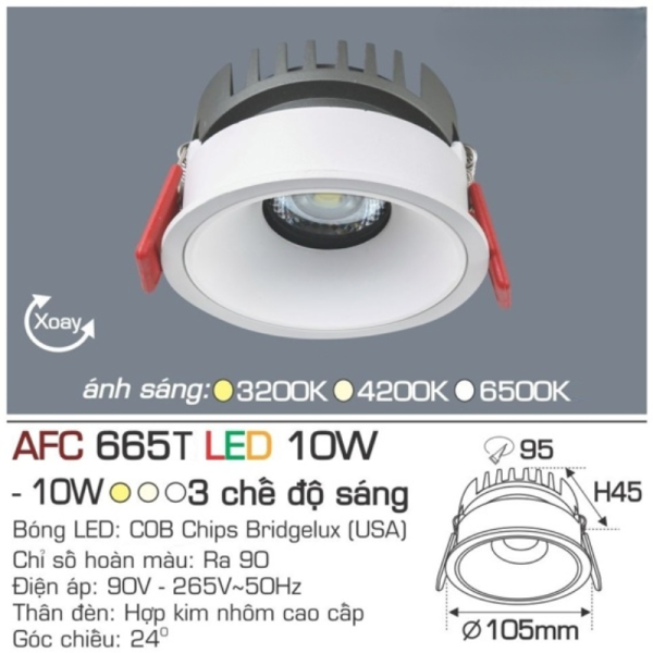 AFC 665 T LED 10W 4