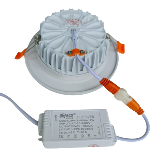 Đèn LED âm trần AFC 433 LED 12W Anfaco 13
