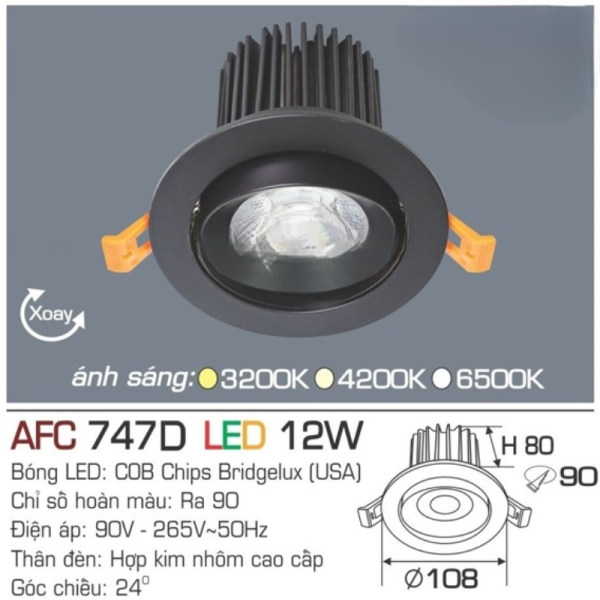 AFC 747 D LED 12W 4