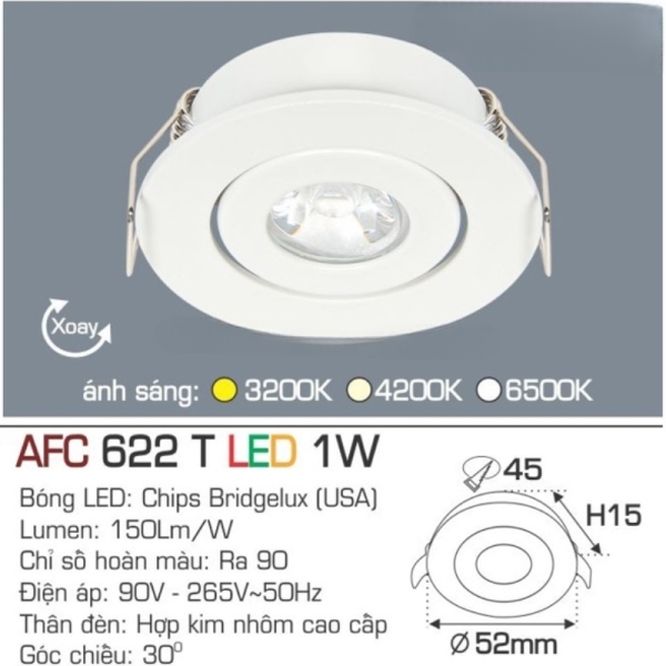 AFC 622 T LED 1W 4