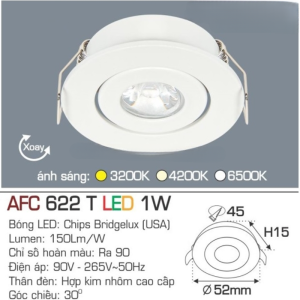 AFC 622 T LED 1W 23