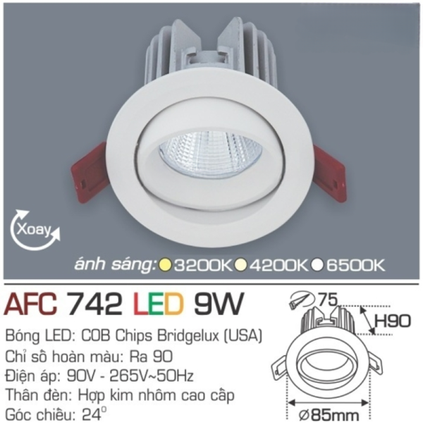 AFC 742 LED 9W 4