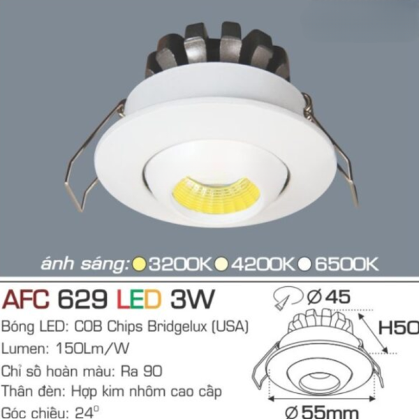 AFC 629 LED 3W 4
