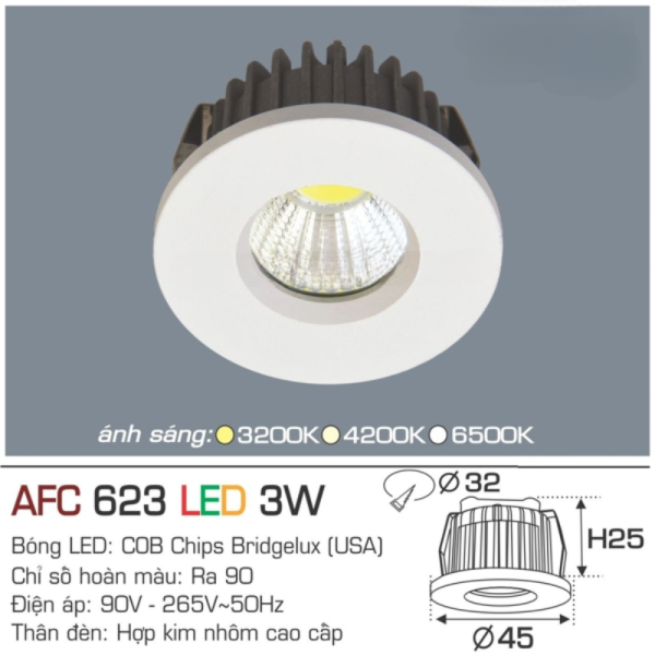 AFC 628 LED 3W 4