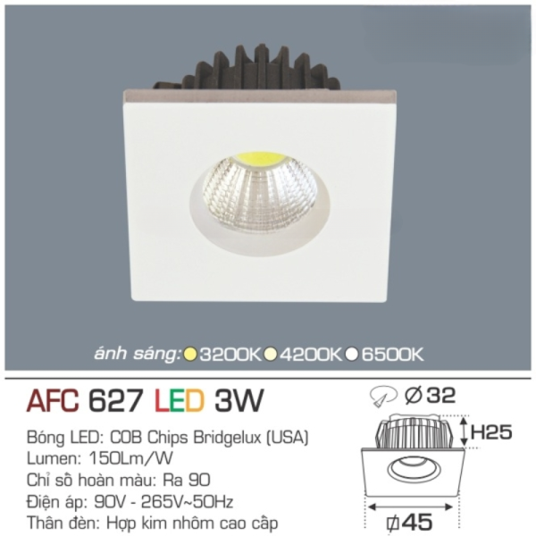 AFC 627 LED 3W 4