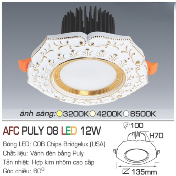 AFC PULY 08 LED 12W 13