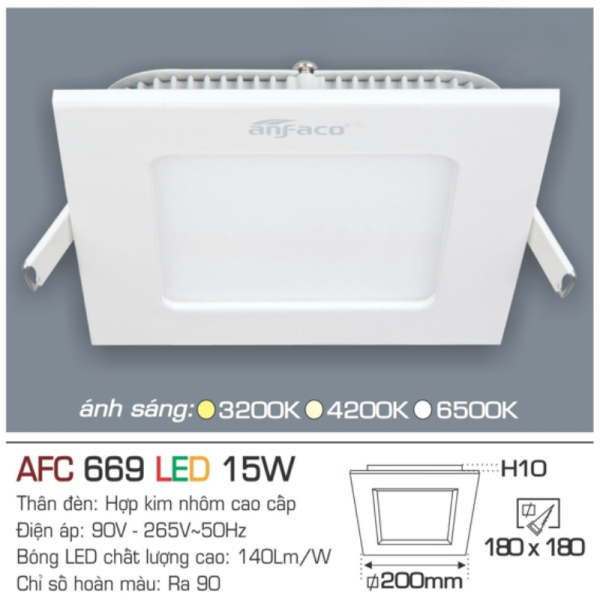 AFC 669 LED 9W 13