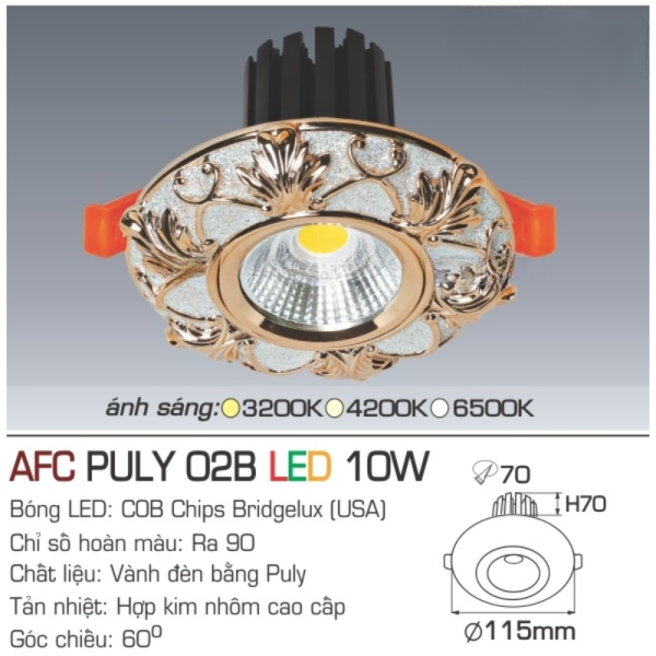 AFC PULY 02B LED 10W 13