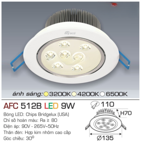 AFC 512 LED 9W 13