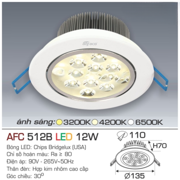 AFC 512B LED 12W 4