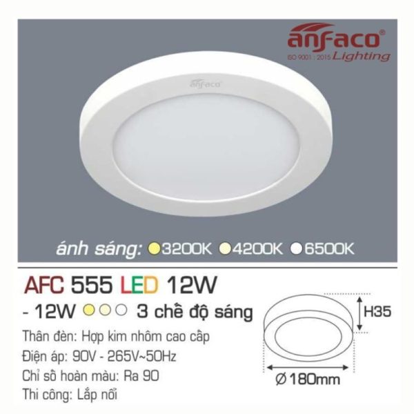 AFC 555 LED 12W 4