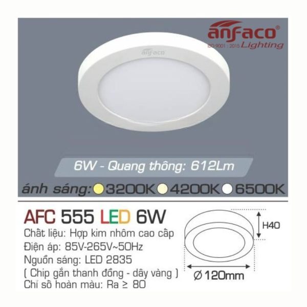 AFC 555 LED 6W 4