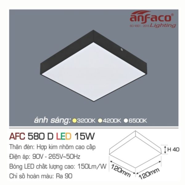 AFC 580 D LED 15W 4