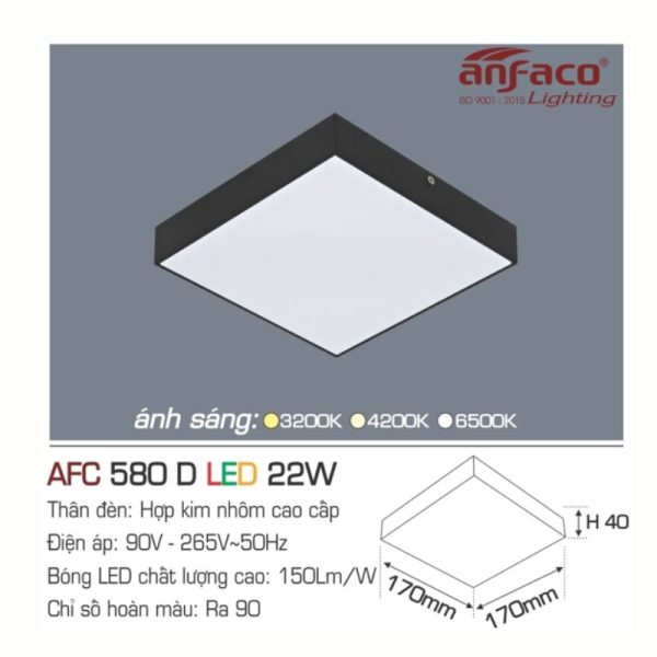 AFC 580 D LED 22W 4