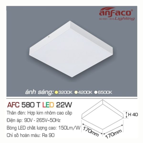 AFC 580 T LED 22W 4