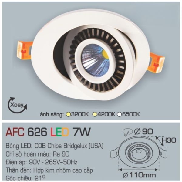 AFC 626 LED 7W 4