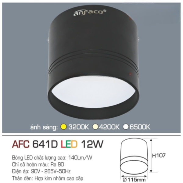 AFC 641 D LED 12W 4