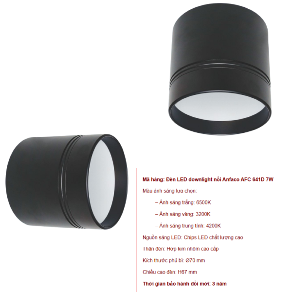 AFC 641 D LED 7W 13