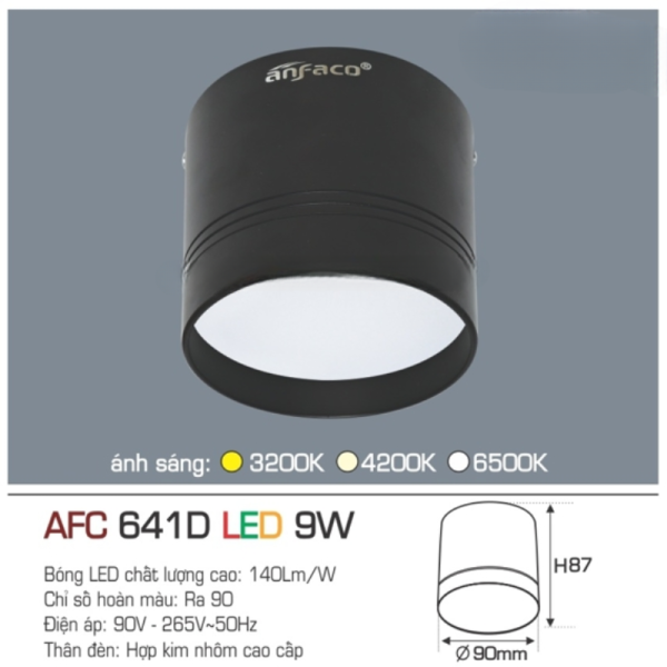 AFC 641 D LED 9W 4