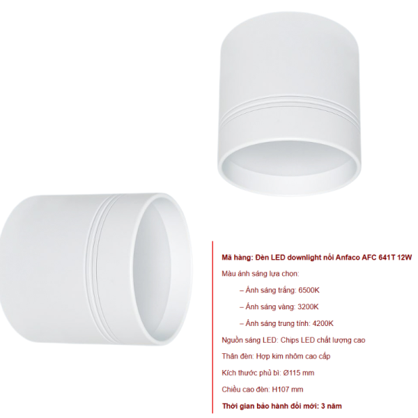 AFC 641 T LED 12W 13
