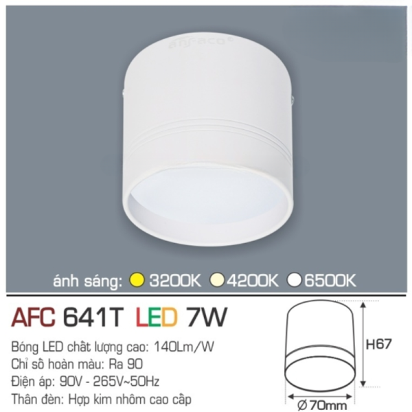 AFC 641 T LED 7W 4