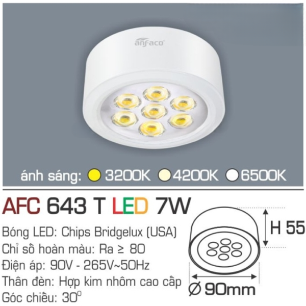 AFC 643 T LED 7W 4