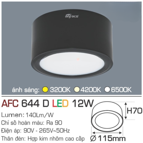 AFC 644 D LED 12W 4
