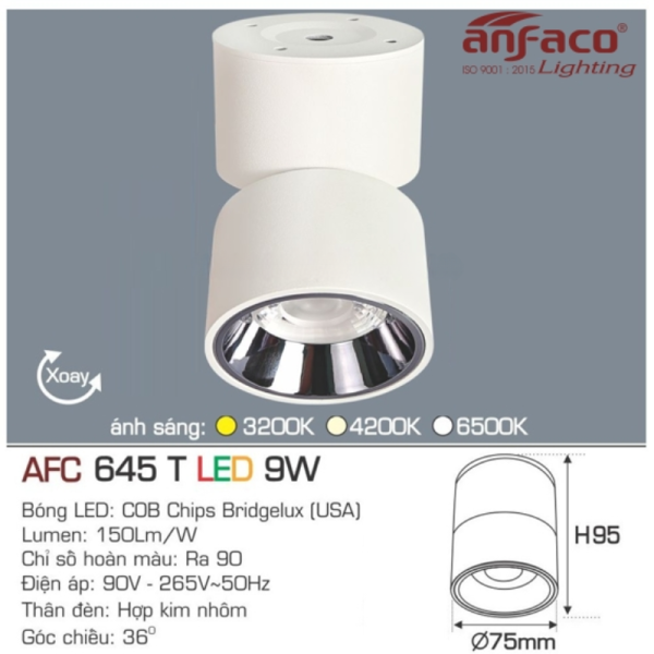 AFC 645 T LED 9W 4
