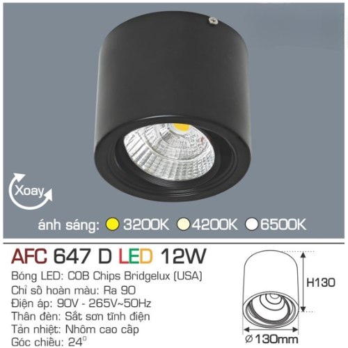 11 AFC 647 D LED 12W 4