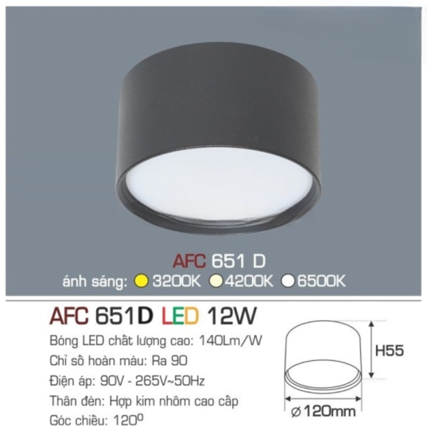 AFC 651 D LED 12W 4