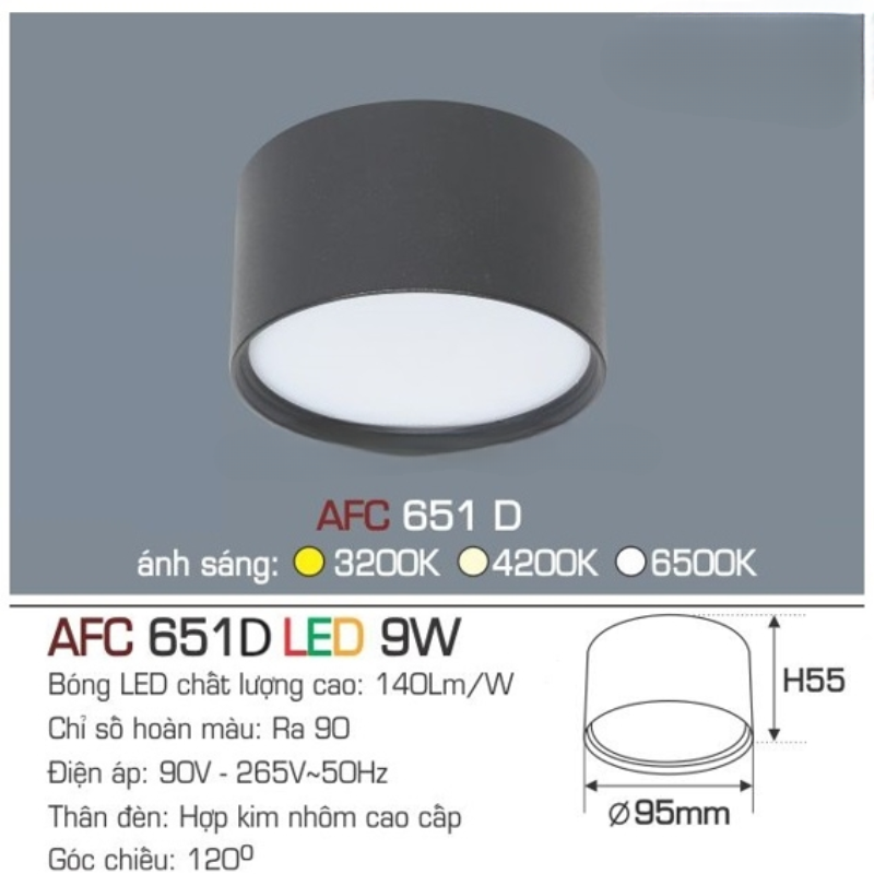 481 AFC 651 D LED 9W 4