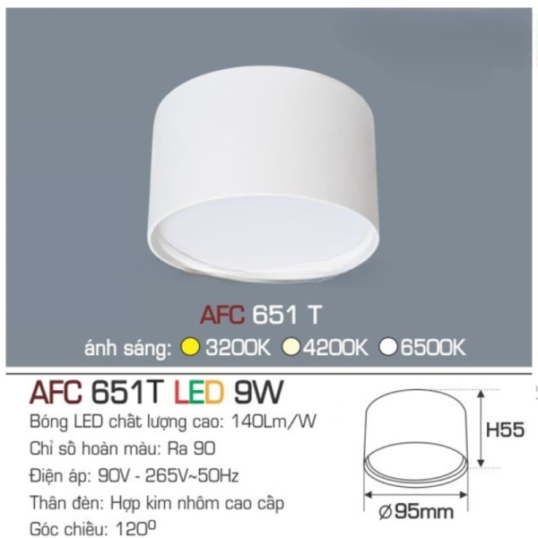 AFC 651 T LED 9W 4