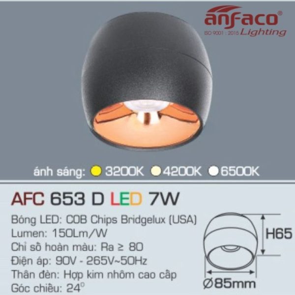 AFC 653 D LED 7W 3