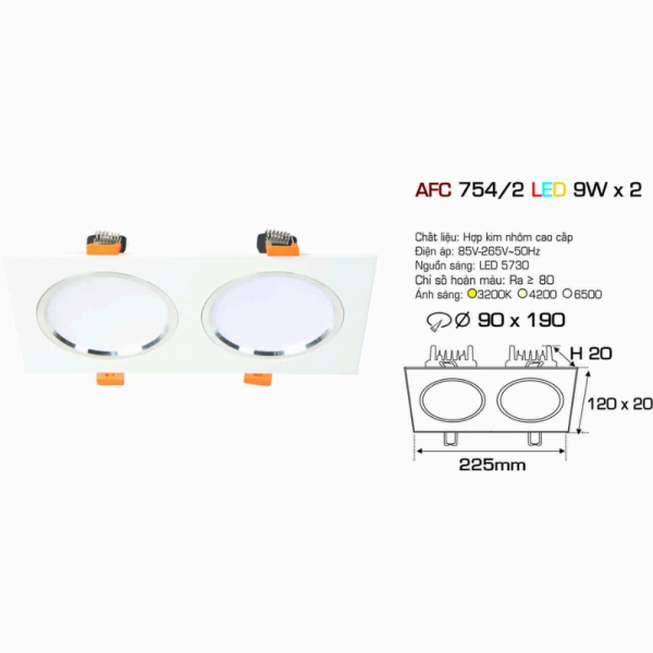 AFC 754/2 LED 9W 4