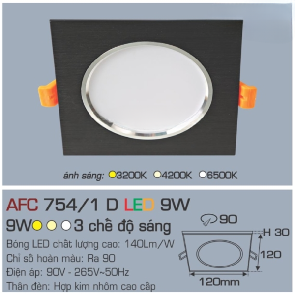 AFC 754D/1 LED 9W 4
