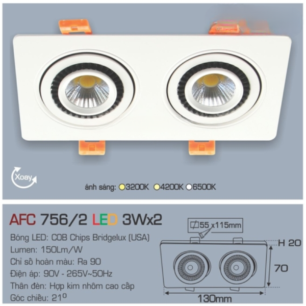 AFC 756/2 LED 3W 4