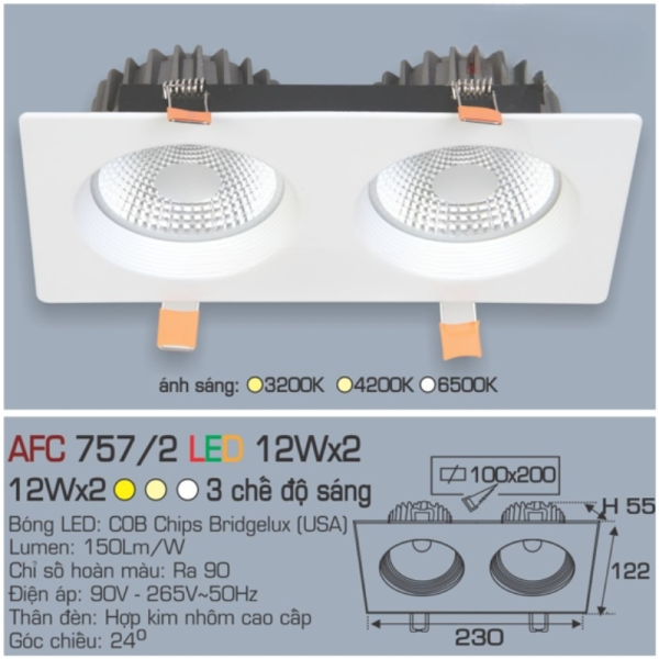 AFC 757/2 LED 12W 4