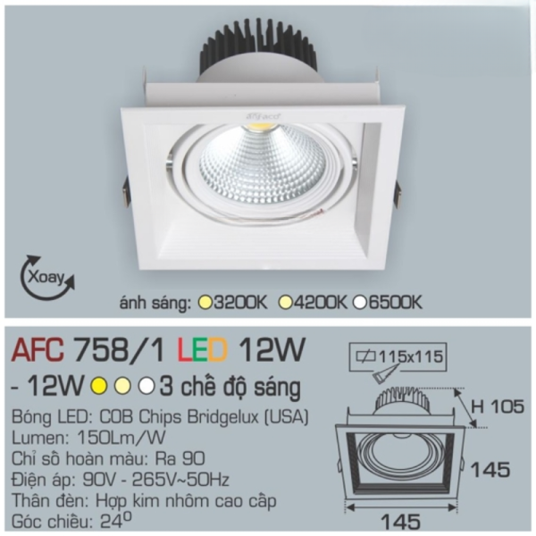 AFC 758/1 LED 12W 4