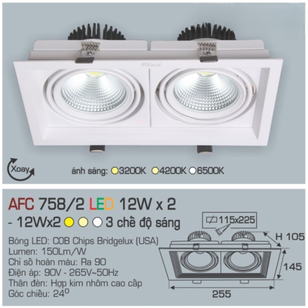 AFC 758/2 LED 12W 4