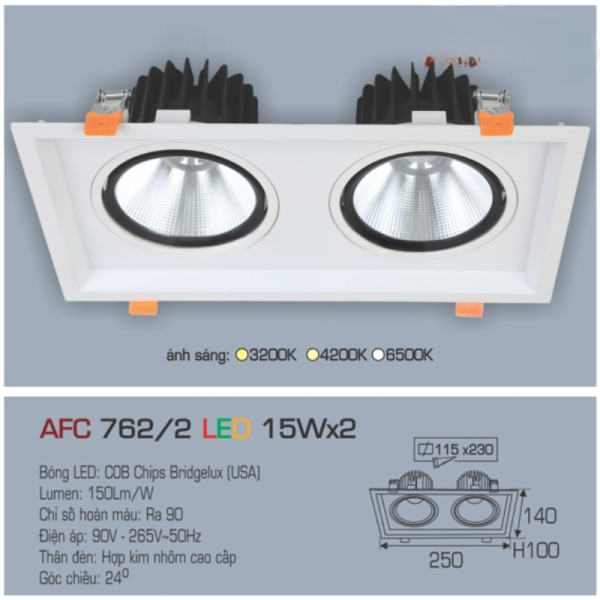 AFC 762/2 LED 15W 4
