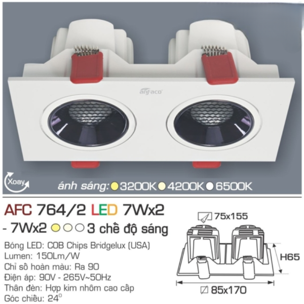 AFC 764/2 LED 7W 4