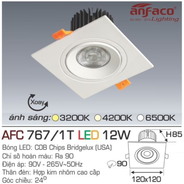 AFC 767T/1 LED 12W 4