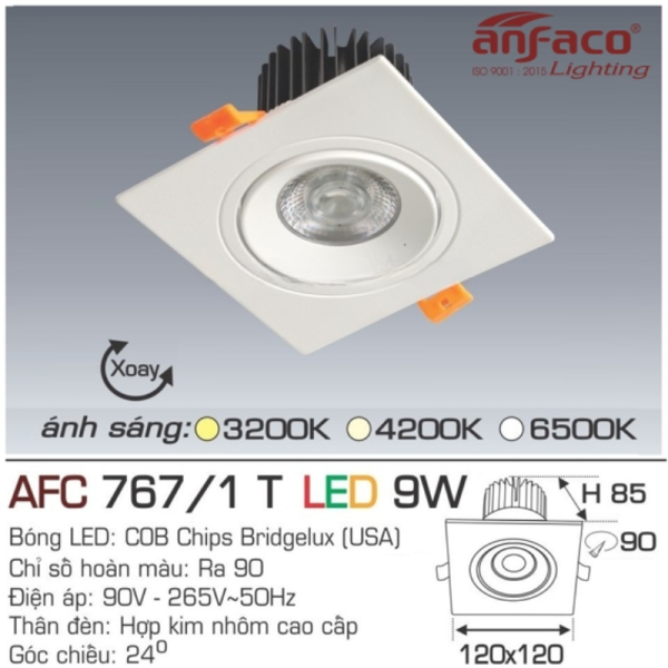 AFC 767T/1 LED 9W 4
