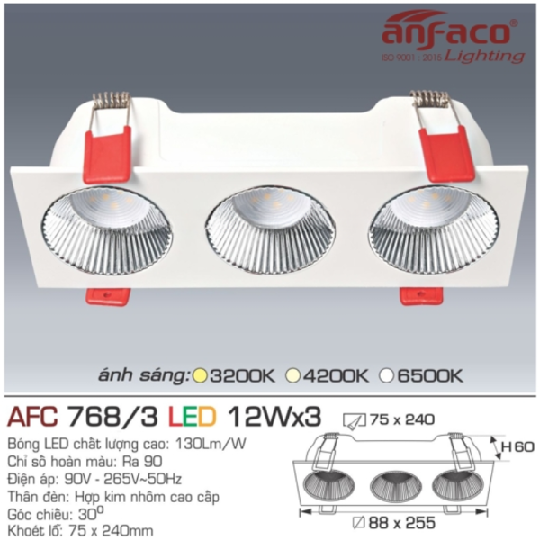AFC 768/3 LED 12W 4