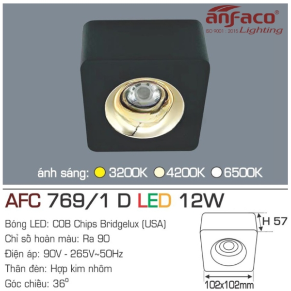 AFC 769D/1 LED 12W 4